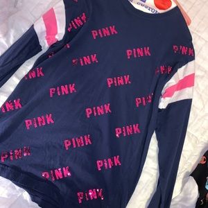 Pink Varsity shirt